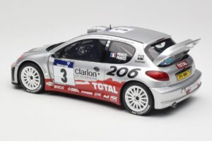 Peugeot 206 WRC #3 G. Panizzi / H. Panizzi Rally Tour de Corse 2002 Otto 1:18 OT1085 Resina - imagen 5 de 6