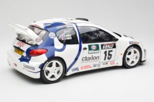 Peugeot 206 WRC G. Panizzi / H. Panizzi Tour de Corse 1999 Otto 1:12 G081 Resina - imagen 2 de 6
