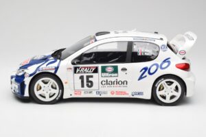 Peugeot 206 WRC G. Panizzi / H. Panizzi Tour de Corse 1999 Otto 1:12 G081 Resina - imagen 3 de 6