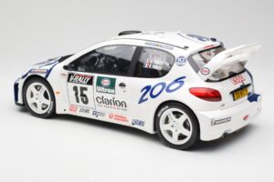 Peugeot 206 WRC G. Panizzi / H. Panizzi Tour de Corse 1999 Otto 1:12 G081 Resina - imagen 5 de 6