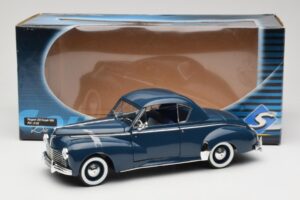 Peugeot 302 Coupe Azul Solido 1:18 8168 Metal - imagen 8 de 8