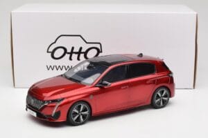 Peugeot 308 GT P5 Elixir Red Otto 1:18 OT1140 Resina - imagen 6 de 6