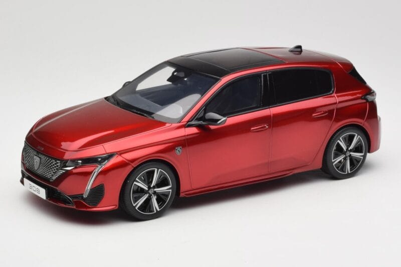 Peugeot 308 GT P5 Elixir Red Otto 1:18 OT1140 Resina