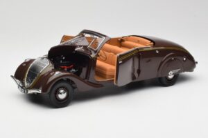 Peugeot 402 Eclipse Chocolate Norev 1:18 184873 Metal - imagen 2 de 12