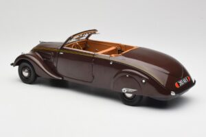 Peugeot 402 Eclipse Chocolate Norev 1:18 184873 Metal - imagen 9 de 12
