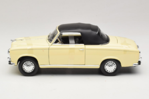 Peugeot 403 Cabriolet Beige Welly 1:18 12551HW Metal - imagen 3 de 6