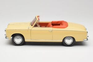 Peugeot 403 Descapotable Amarillo Arena Solido 1:18 8165 Metal - imagen 4 de 8
