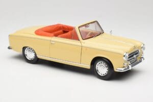 Peugeot 403 Descapotable Amarillo Arena Solido 1:18 8165 Metal - imagen 6 de 8