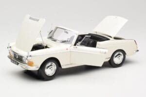 Peugeot 404 Cabriolet Blanco Norev 1:18 184746 Metal - imagen 2 de 8