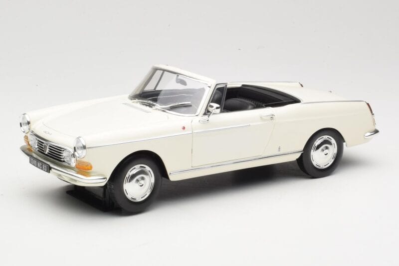 Peugeot 404 Cabriolet Blanco Norev 1:18 184746 Metal