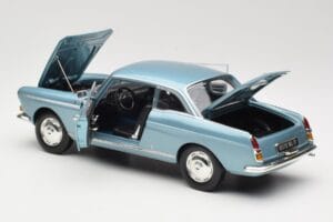 Peugeot 404 Coupe Azul Norev 1:18 184745 Metal - imagen 5 de 8
