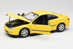 Peugeot 406 Coupe Amarillo Gate 1:18 01022 Metal - imagen 2 de 8