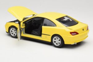 Peugeot 406 Coupe Amarillo Gate 1:18 01022 Metal - imagen 5 de 8
