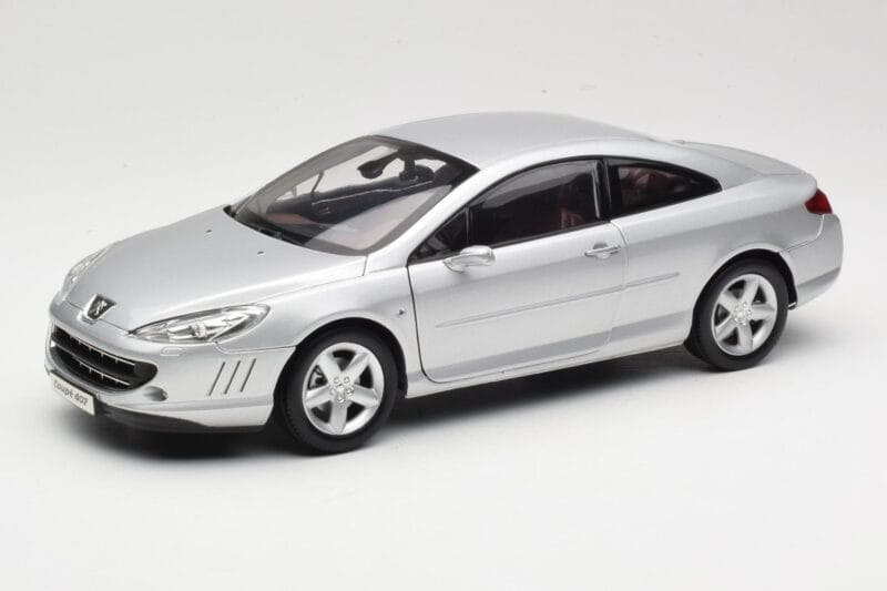 Peugeot 407 Coupe Plata Norev 1:18 184747 Metal
