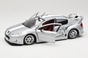 Peugeot 407 Racing Plata Solido 1:18 90642 Metal - imagen 2 de 8