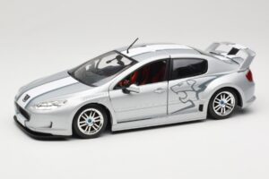 Peugeot 407 Racing Plata Solido 1:18 90642 Metal