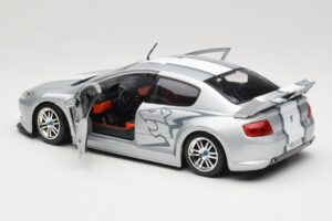 Peugeot 407 Racing Plata Solido 1:18 90642 Metal - imagen 5 de 8