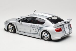 Peugeot 407 Racing Plata Solido 1:18 90642 Metal - imagen 7 de 8