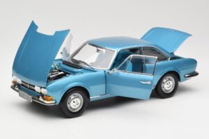 Peugeot 504 Coupe Azul Norev 1:18 184755 Metal - imagen 2 de 8