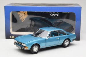 Peugeot 504 Coupe Azul Norev 1:18 184755 Metal - imagen 8 de 8