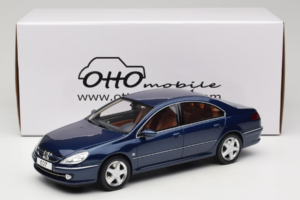 Peugeot 607 Phase II 3.0 V6 Azul Otto 1:18 OT485 Resina - imagen 6 de 6