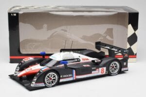 Peugeot 908 HDi LMP1 #8 S. Sarrazin / P. Lamy / S. Bourdais 24 Hours of Le Mans 2nd 2007 Minichamps 1:18 150071208 Metal - imagen 6 de 6