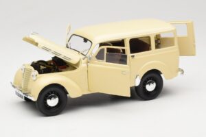 Peugeot Partner Moka Brown Norev 1:18 184894 Metal - imagen 2 de 8
