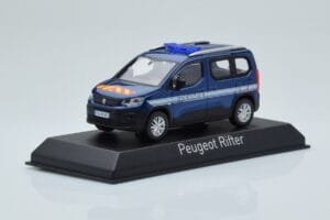 Peugeot Rifter Gendarmerie Otremer Azul Norev 1:43 479064 Metal - imagen 2 de 4