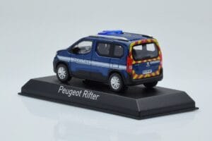 Peugeot Rifter Gendarmerie Otremer Azul Norev 1:43 479064 Metal - imagen 3 de 4