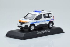 Peugeot Rifter Police Municipale Blanco Norev 1:43 479067 Metal - imagen 2 de 4