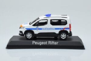 Peugeot Rifter Police Municipale Blanco Norev 1:43 479067 Metal