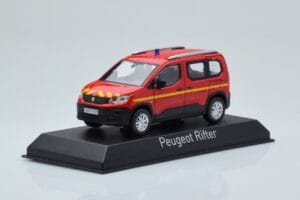Peugeot Rifter Pompiers Rojo Norev 1:43 479069 Metal - imagen 2 de 4