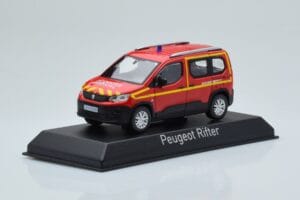 Peugeot Rifter Pompiers Secours Medical Rojo Norev 1:43 479070 Metal - imagen 2 de 4