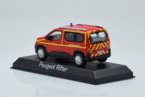 Peugeot Rifter Pompiers Secours Medical Rojo Norev 1:43 479070 Metal - imagen 3 de 4