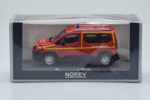 Peugeot Rifter Pompiers Secours Medical Rojo Norev 1:43 479070 Metal - imagen 4 de 4