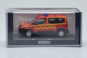 Peugeot Rifter Sapeurs Pompiers Rojo Norev 1:43 479071 Metal - imagen 4 de 4