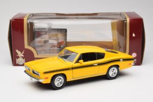 Plymouth Barracuda Amarillo Road Legends 1:18 92178 Metal - imagen 8 de 8