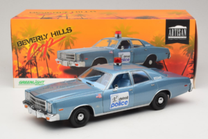 Plymouth Fury Beverly Hills PD Azul GreenLight 1:18 19069 Metal - imagen 8 de 8