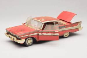 Plymouth Fury Rojo Christine Versión Sucia Auto World 1:18 AWSS119/06 Metal - imagen 2 de 8