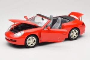 Porsche 911 996 Cabriolet Rojo Mira 1:18 06930 Metal - imagen 2 de 8