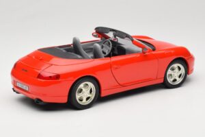 Porsche 911 996 Cabriolet Rojo Mira 1:18 06930 Metal - imagen 3 de 8