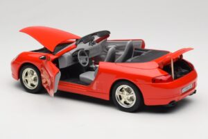 Porsche 911 996 Cabriolet Rojo Mira 1:18 06930 Metal - imagen 5 de 8