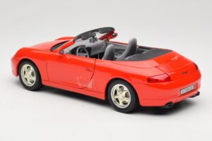 Porsche 911 996 Cabriolet Rojo Mira 1:18 06930 Metal - imagen 7 de 8