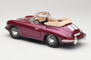 Porsche 356B Descapotable Berenjena Bburago 1:18 3021-M4 Metal - imagen 7 de 8
