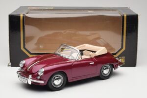 Porsche 356B Descapotable Berenjena Bburago 1:18 3021-M4 Metal - imagen 8 de 8