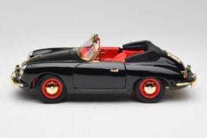 Porsche 356B Cabriolet Negro Bburago 1:18 3031D Metal - imagen 4 de 8