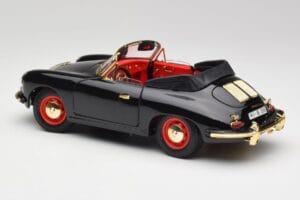 Porsche 356B Cabriolet Negro Bburago 1:18 3031D Metal - imagen 7 de 8