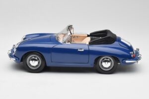 Porsche 356B Descapotable Azul Bburago 1:18 3051 Metal - imagen 4 de 8
