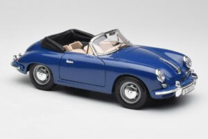 Porsche 356B Descapotable Azul Bburago 1:18 3051 Metal - imagen 6 de 8