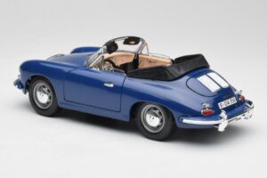 Porsche 356B Descapotable Azul Bburago 1:18 3051 Metal - imagen 7 de 8